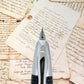 Pre-Owned Pilot Vanishing Point Black Carbonesque Fountain Pen 18K F