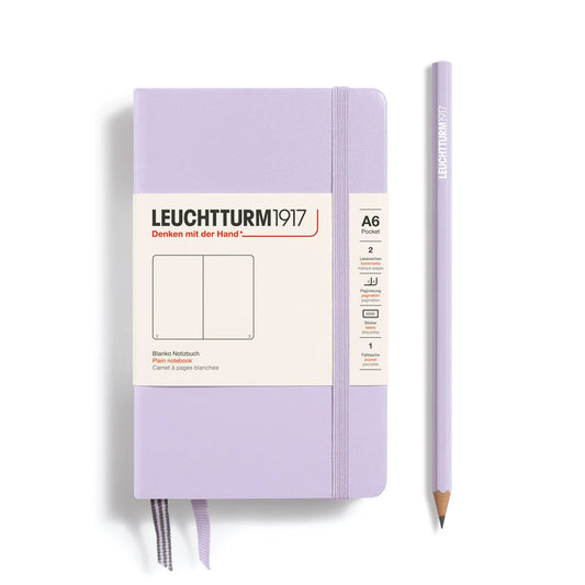 Leuchtturm1917 A6 Pocket Hardcover Plain Notebook - Lilac