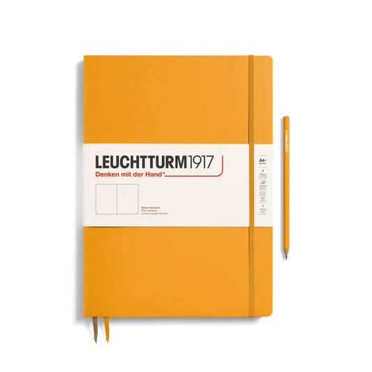 Leuchtturm1917 Master Slim A4+ Hardcover Plain Notebook - Rising Sun