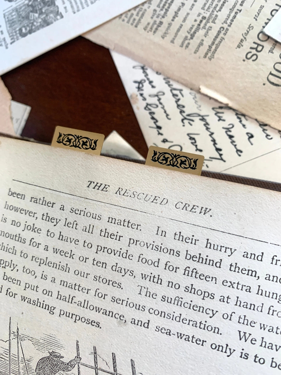 The Creeping Moon Brass Page Markers (Set of 4)