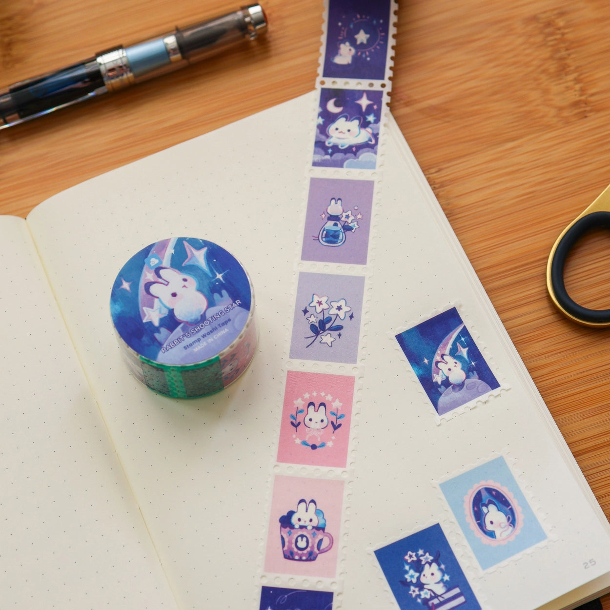Faire Washi Tape - Rabbit's Shooting Star