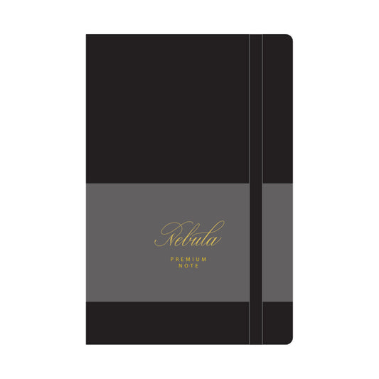 Colorverse Nebula A5 Premium Note - Ink Black Ruled