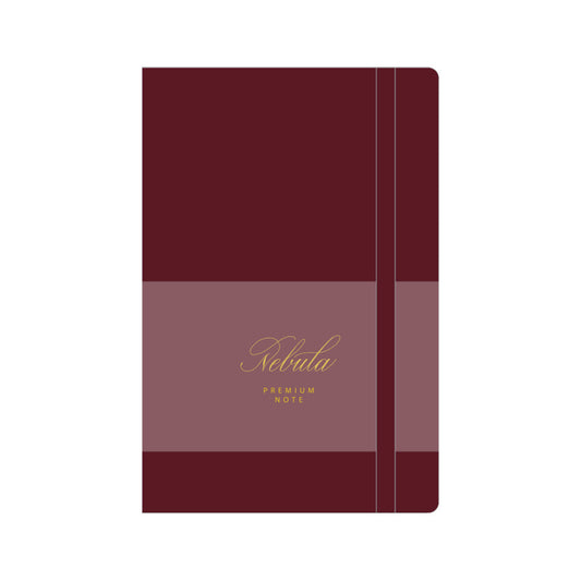 Colorverse Nebula A5 Premium Note - Ruby Wine Plain