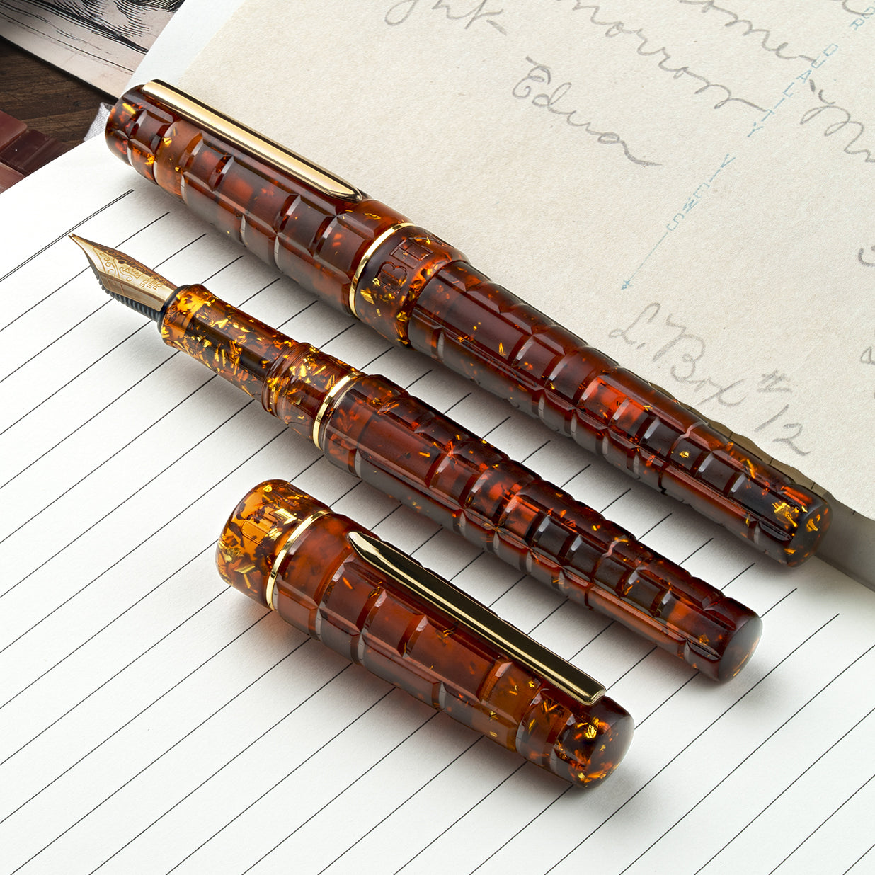 BENU Tessera Collection Fountain Pen - Sunstone