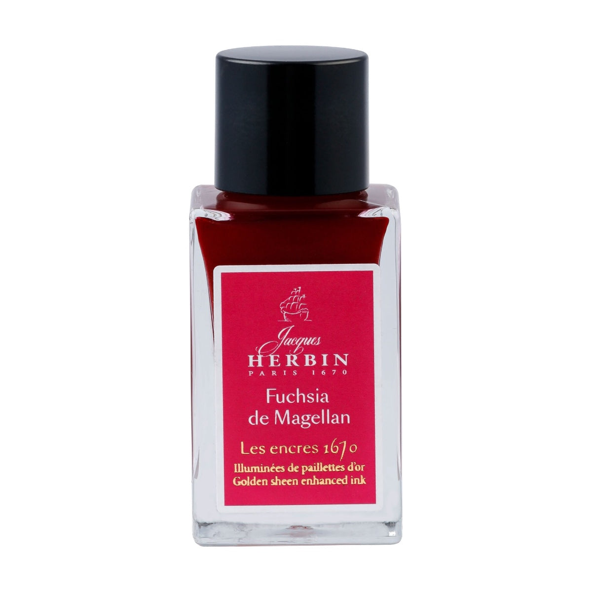 J. Herbin 1670 Fuchsia de Magellan (Fuchsia) 15ml Bottled Ink ...
