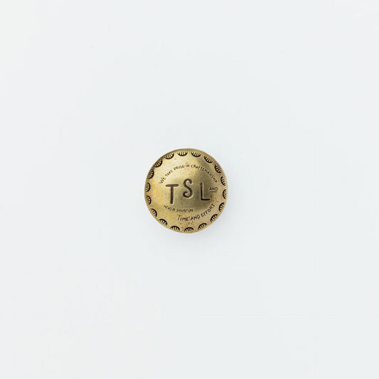 The Superior Labor Brass Round Pin - A