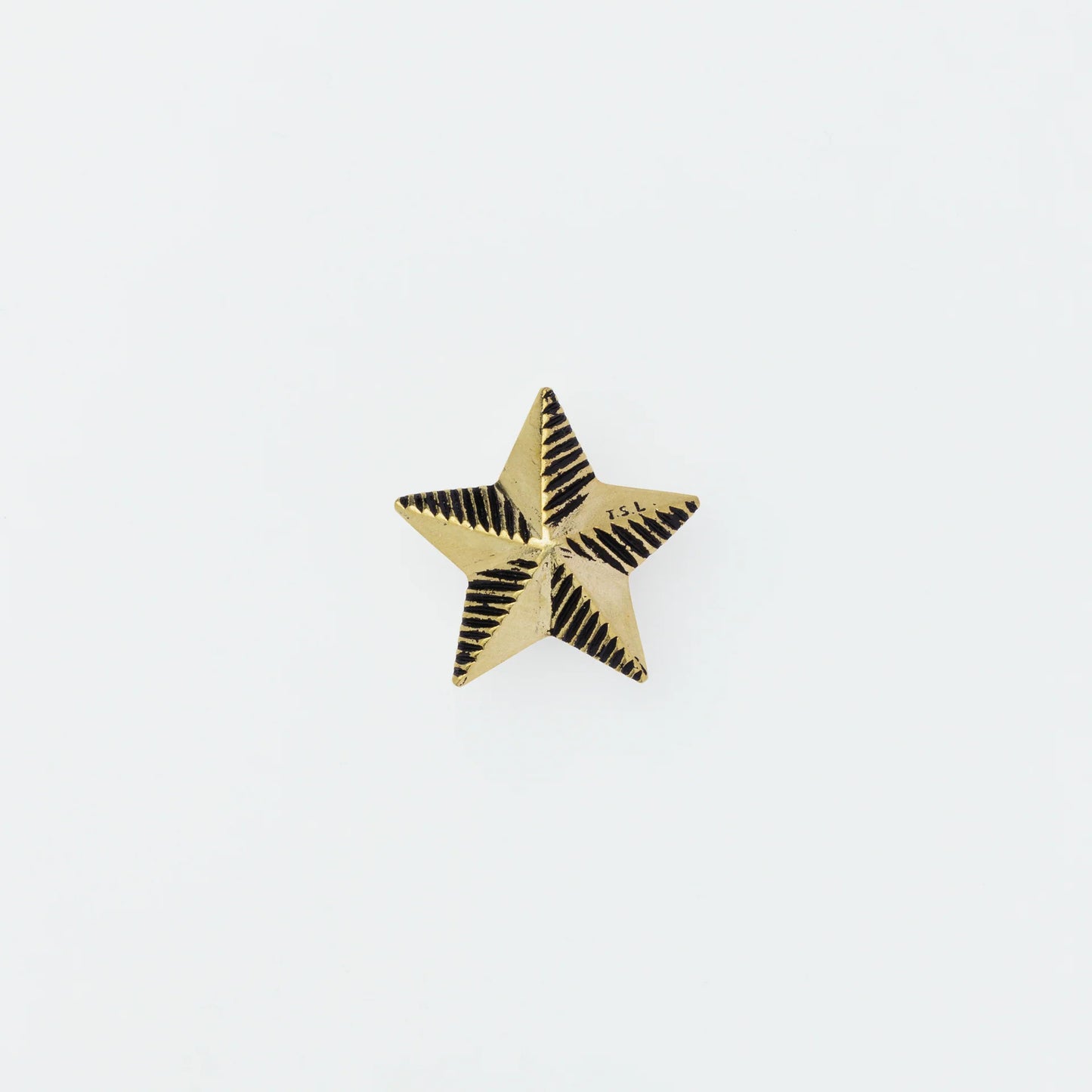 The Superior Labor Brass Star Pin - B