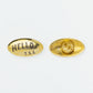 The Superior Labor Hello TSL Brass Oval Pin - C