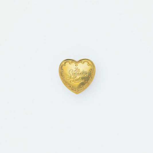 The Superior Labor Brass Heart Pin - D