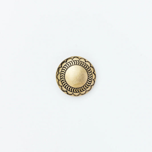 The Superior Labor Flower Brass Concho