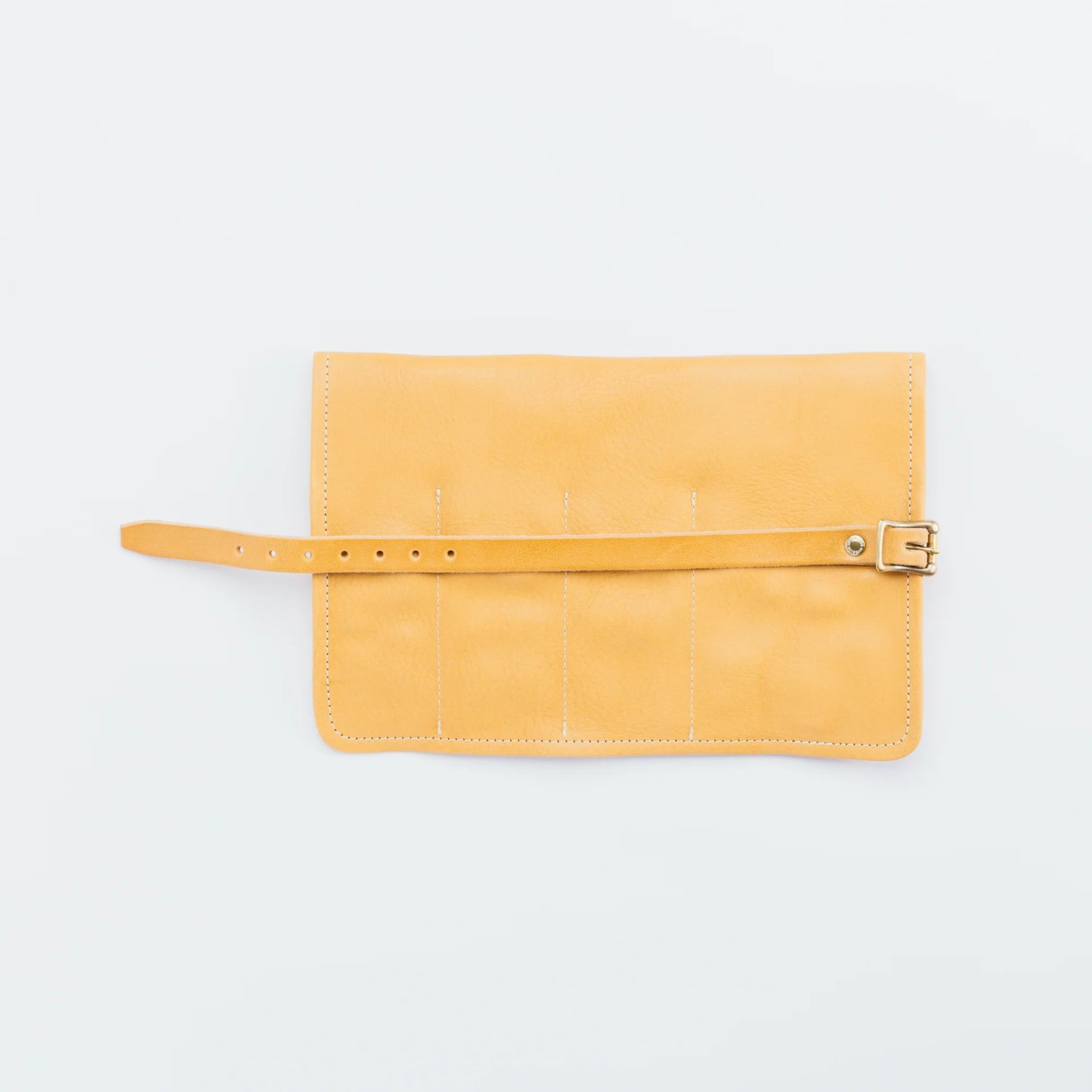 The Superior Labor Leather Roll Pen Case - Natural