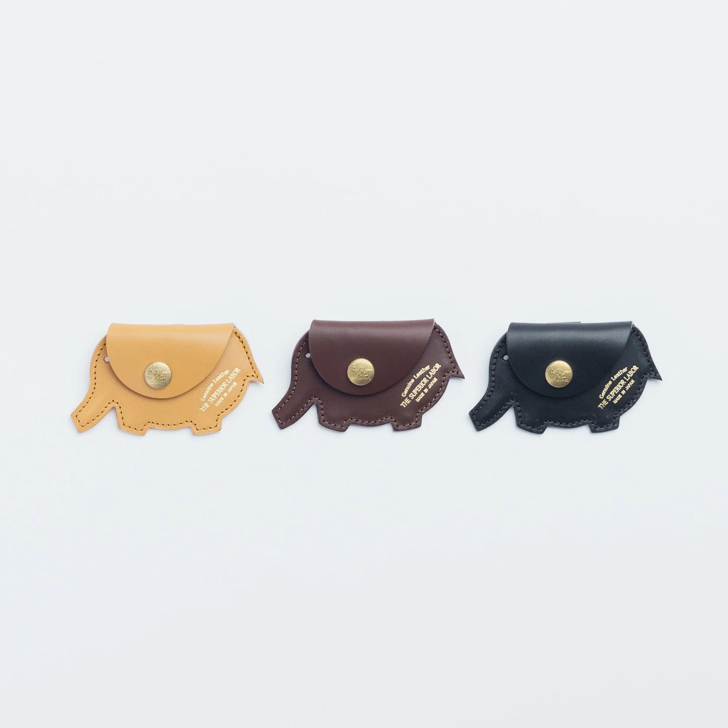 The Superior Labor INGRASSATO Elephant Coin Case - Black (2025)