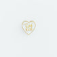 The Superior Labor Heart Logo Pin - White