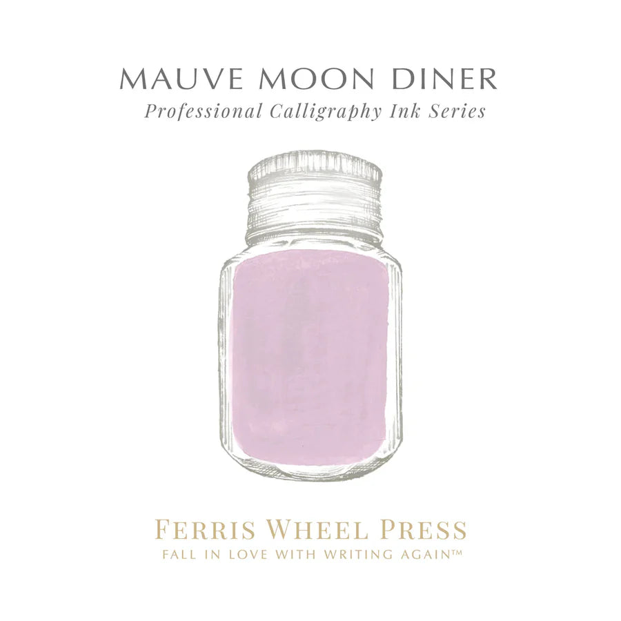 Ferris Wheel Press Mauve Moon Diner Calligraphy (28ml) Bottled Ink