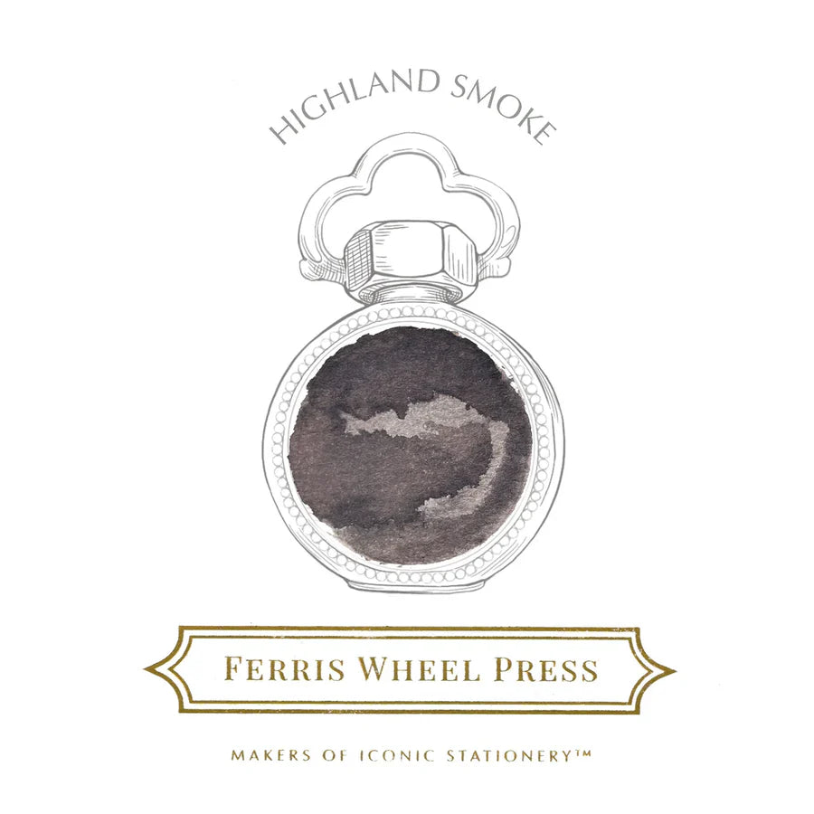 Ferris Wheel Press (38ml) Bottled Ink - Highland Smoke