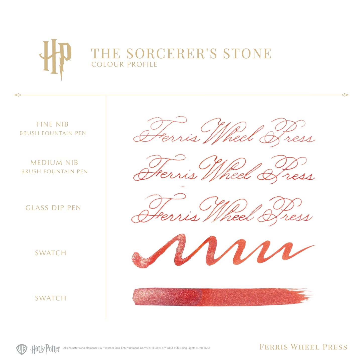 Ferris Wheel Press Harry Potter The Sorcerer's Stone (38ml) Bottled Ink (Limited Edition)