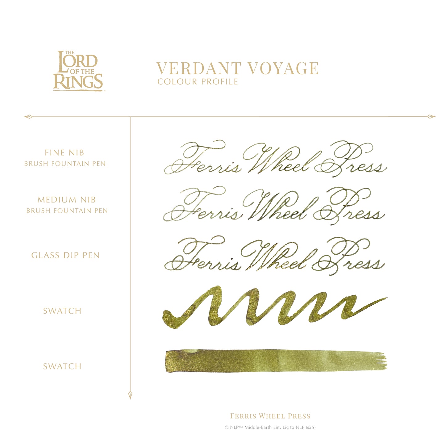 Ferris Wheel Press Lord of the Rings Verdant Voyage (10ml) Bottled Ink