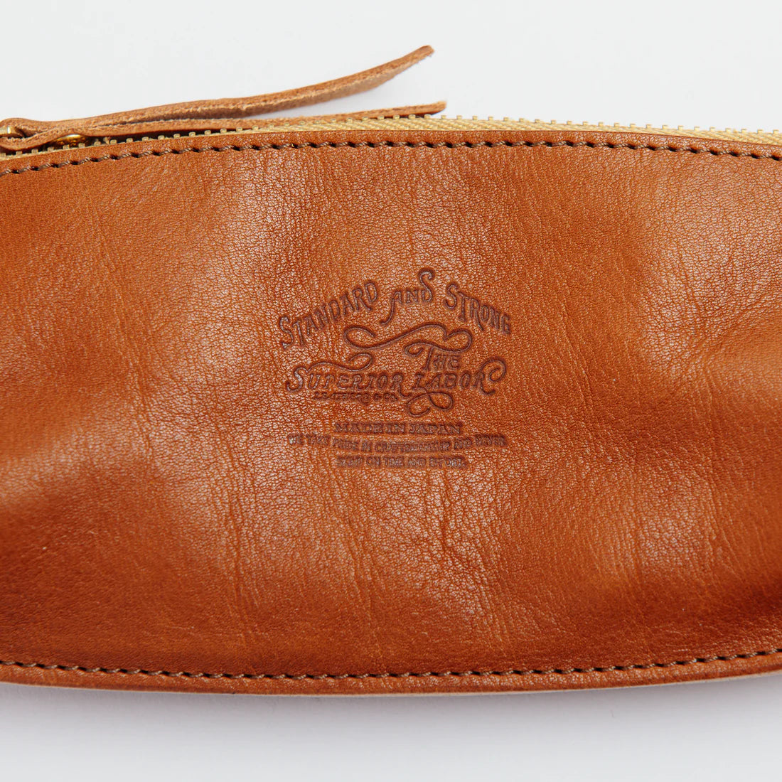 The Superior Labor Leather Pen Case - Brown