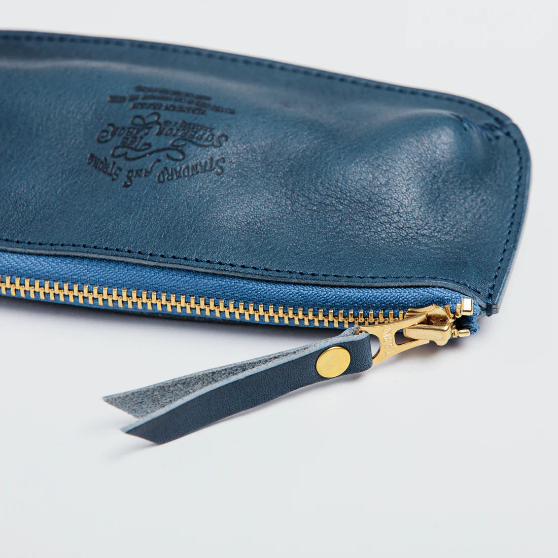 The Superior Labor Leather Pen Case - Blue