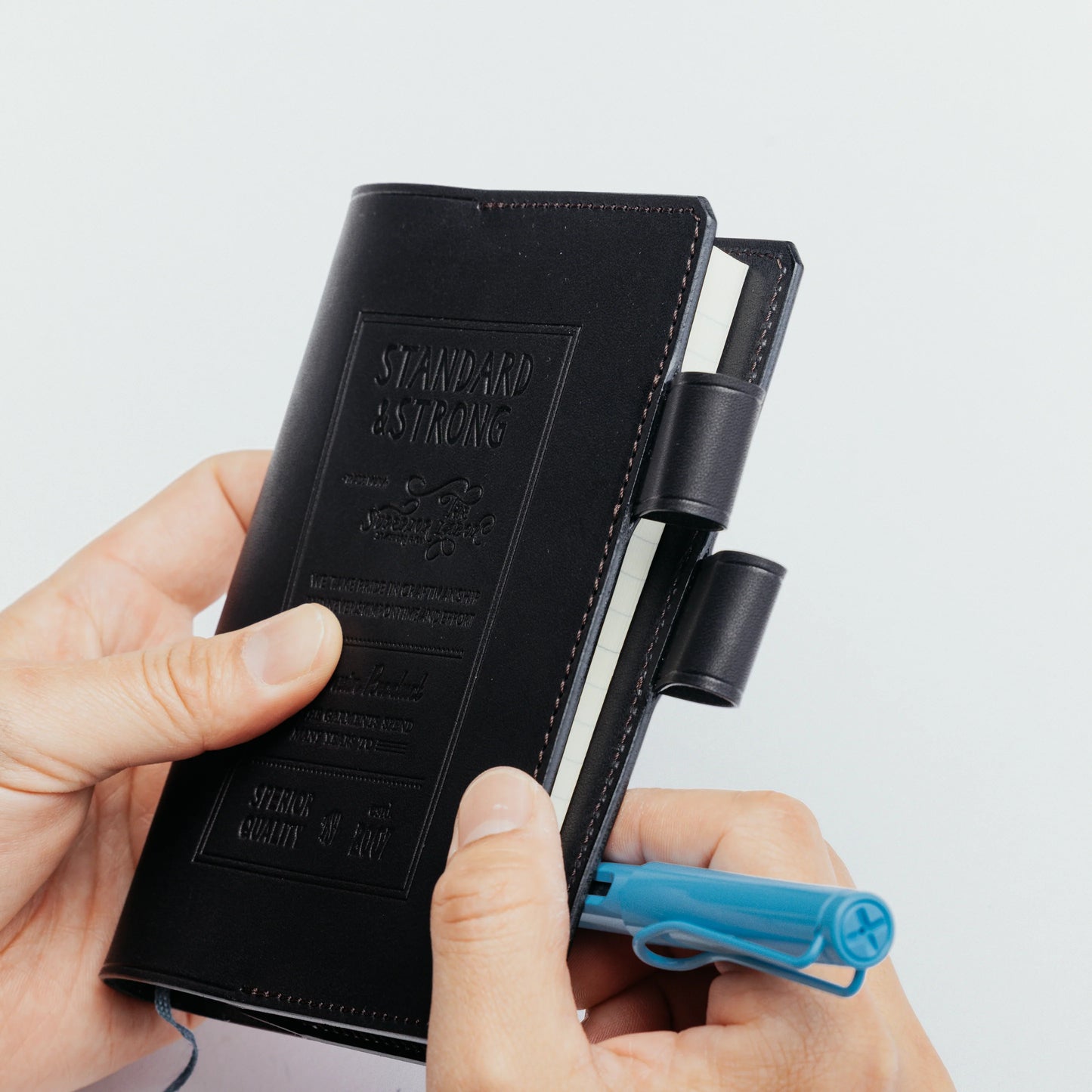 The Superior Labor A6 Stamped Series Note Keeper - Black
