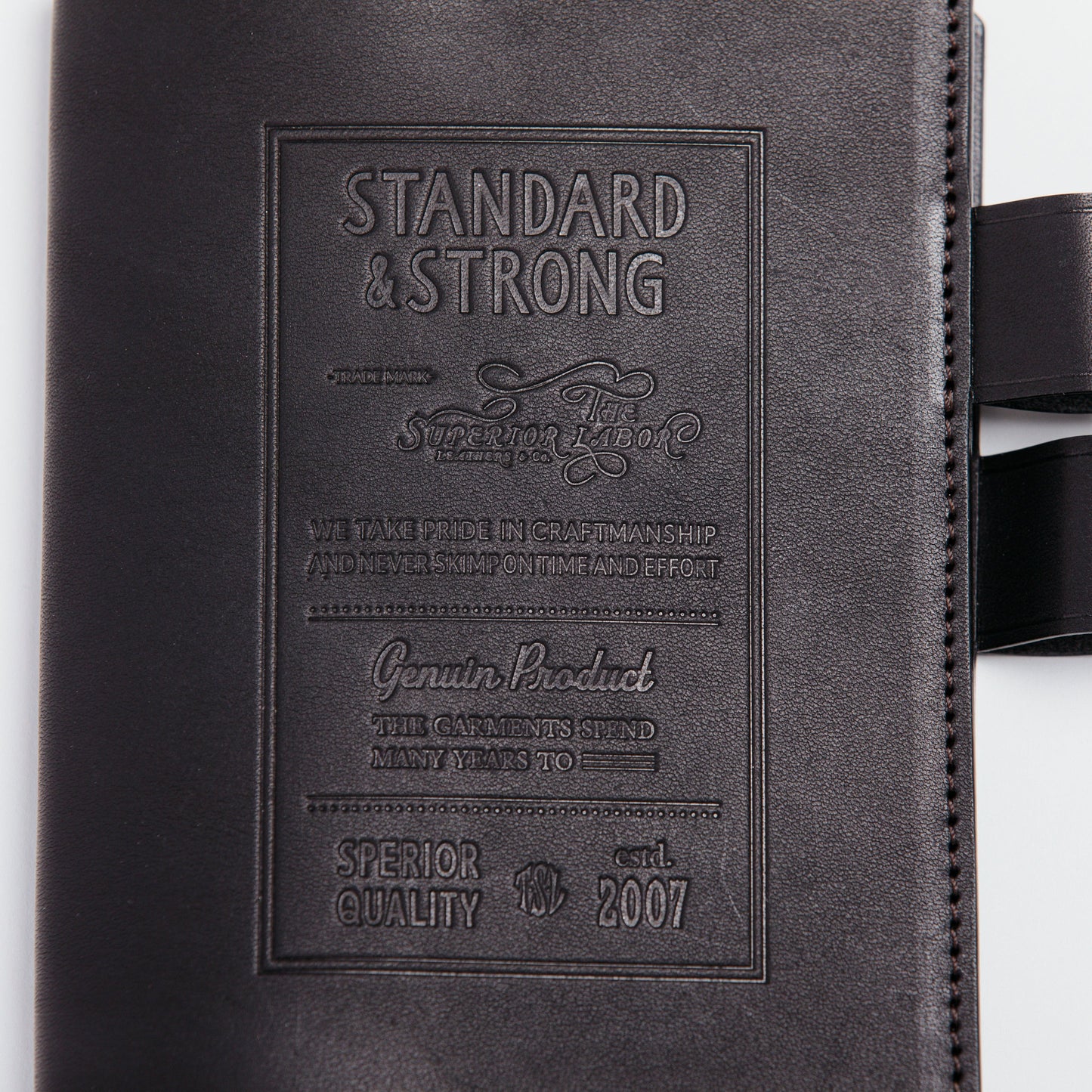 The Superior Labor A6 Stamped Series Note Keeper - Black