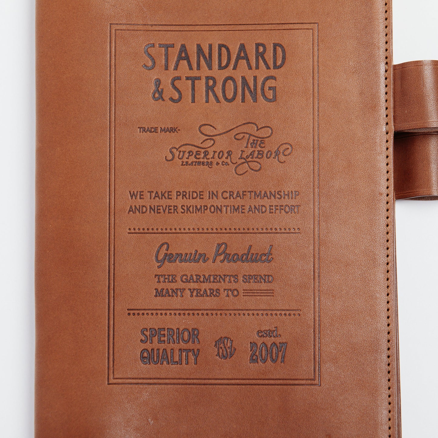 The Superior Labor A5 Stamped Series Note Keeper - Brown