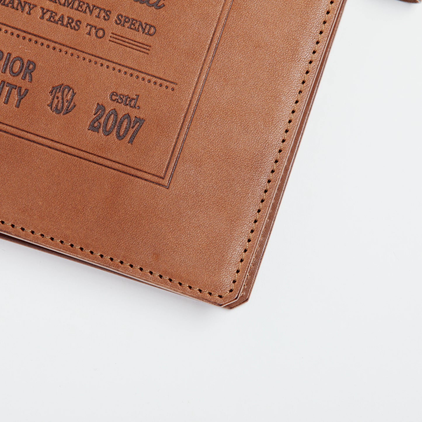 The Superior Labor A5 Stamped Series Note Keeper - Brown