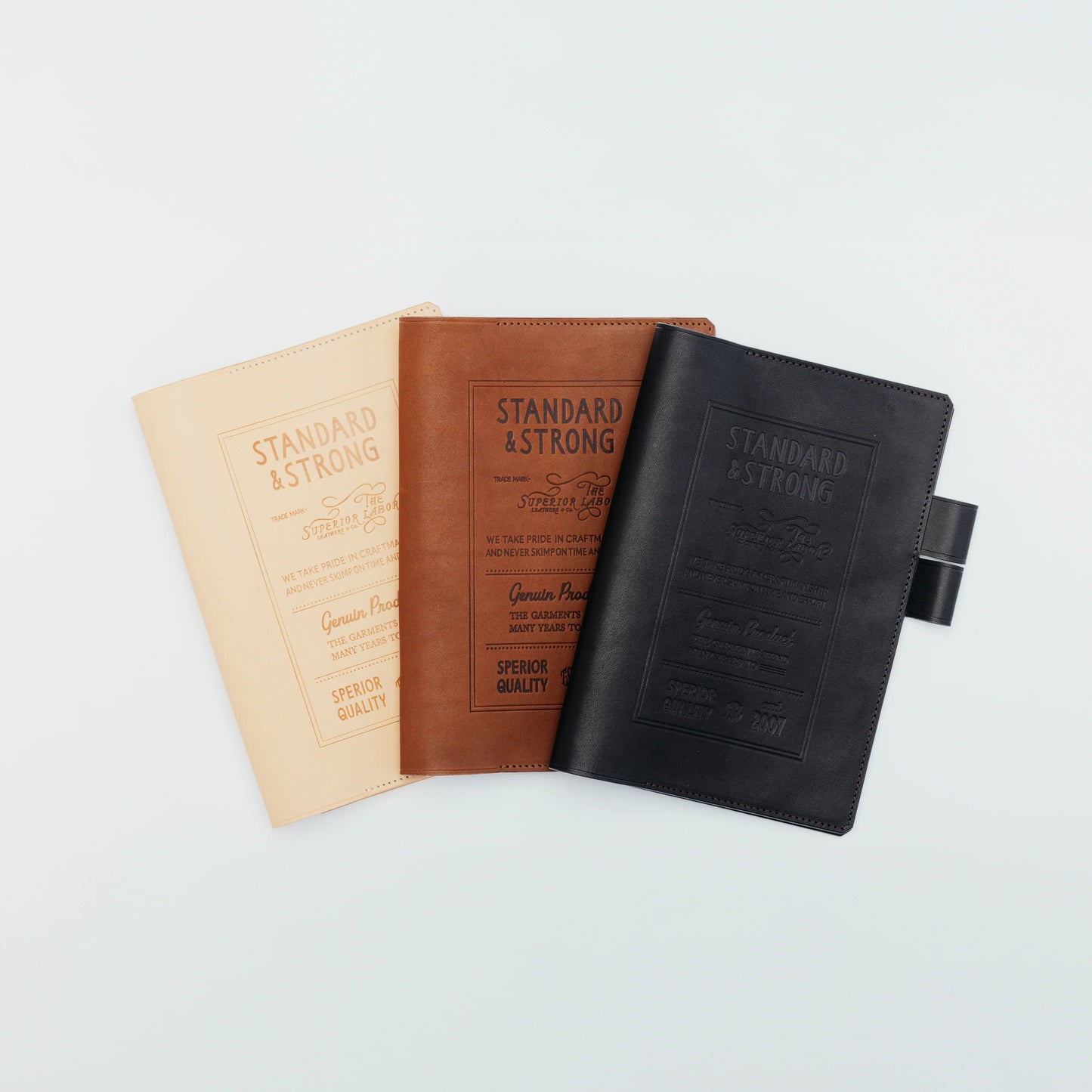 The Superior Labor A5 Stamped Series Note Keeper - Brown