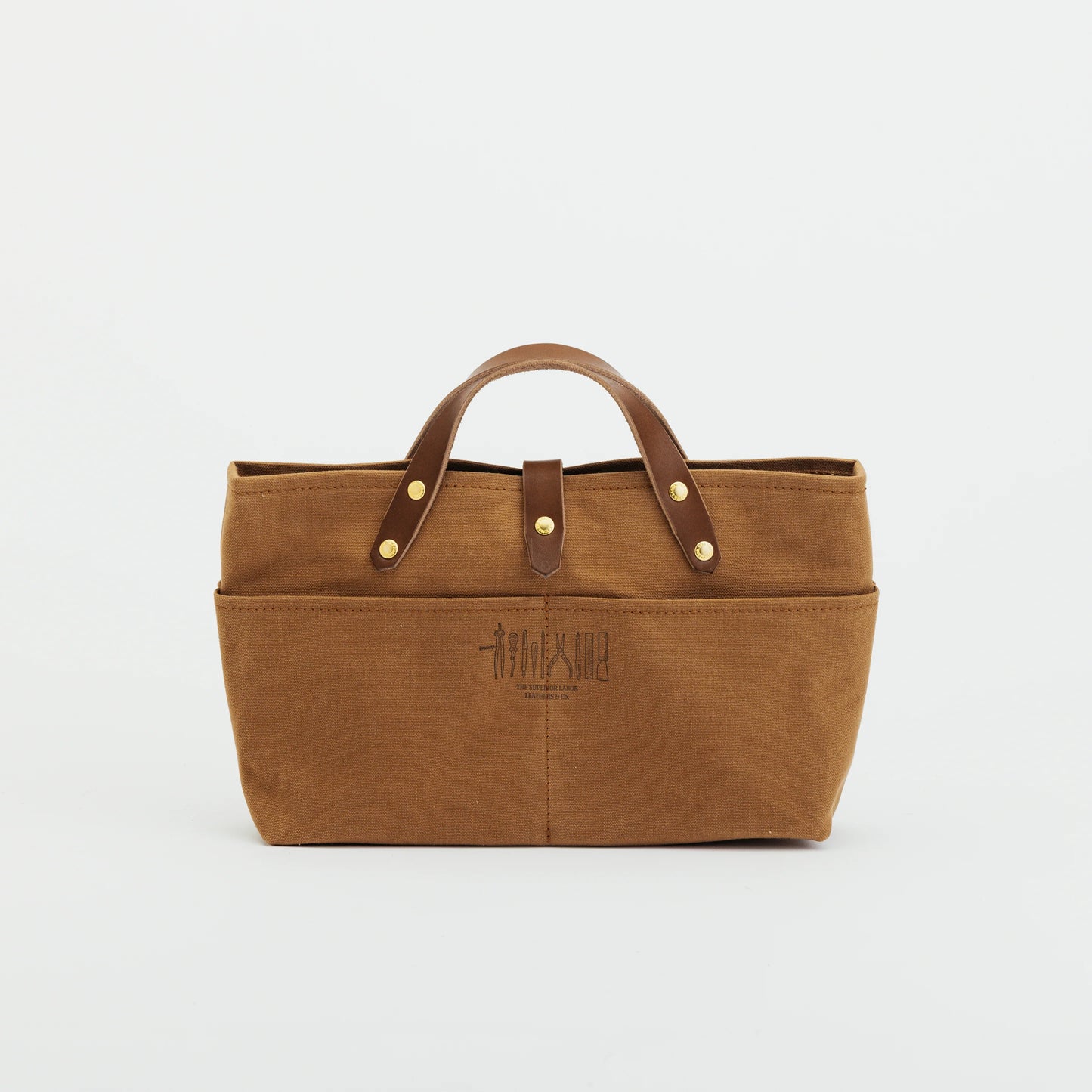 The Superior Labor Paraffin Canvas Mini Bag - Brown