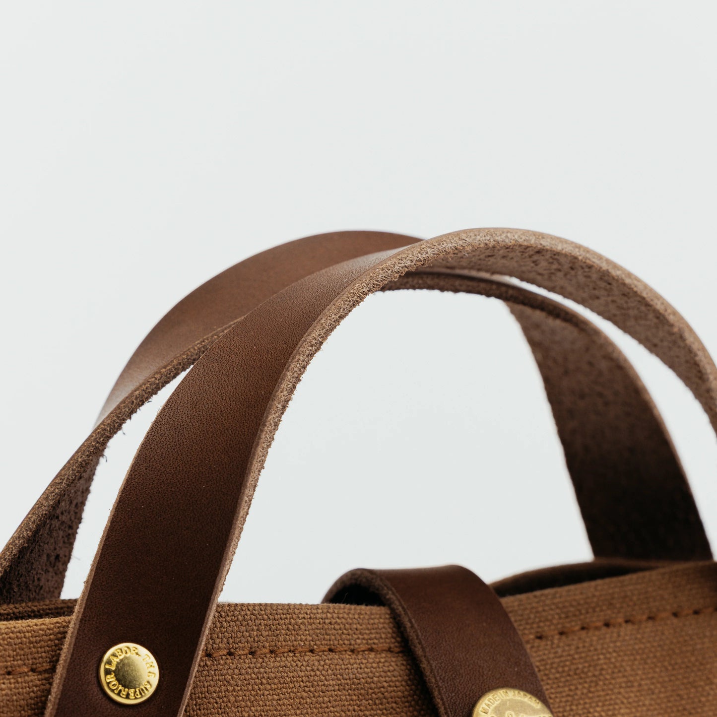 The Superior Labor Paraffin Canvas Mini Bag - Brown