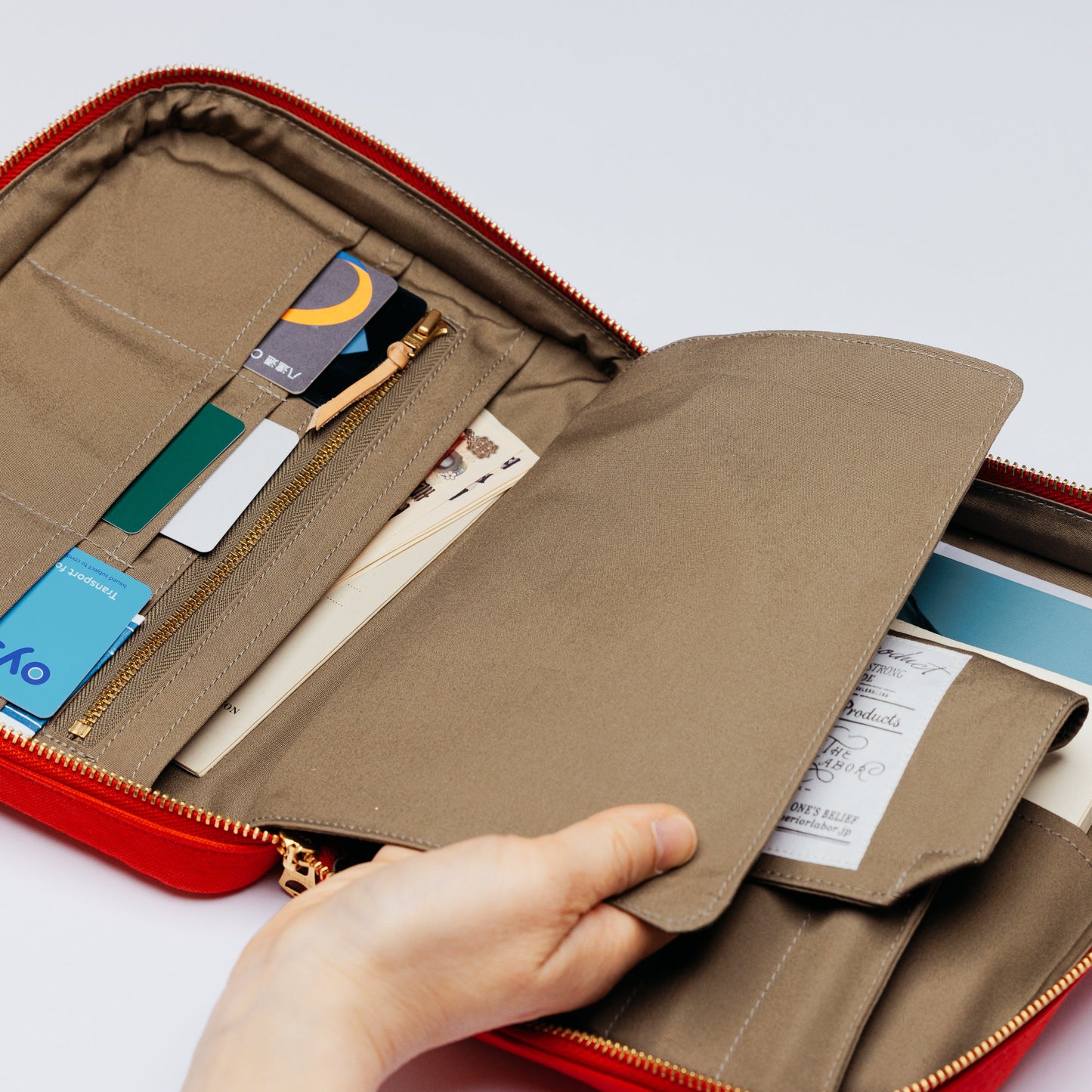 The Superior Labor L Canvas Mission Case - Red