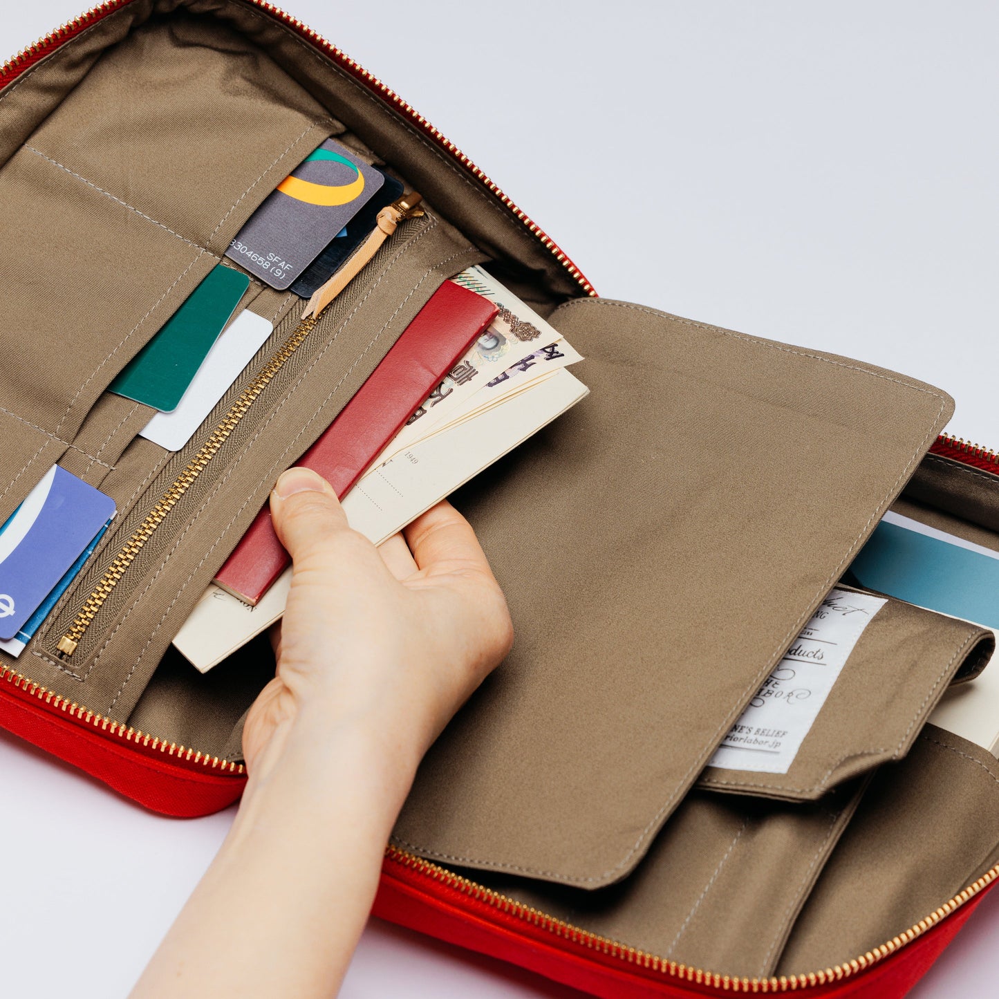 The Superior Labor L Canvas Mission Case - Red
