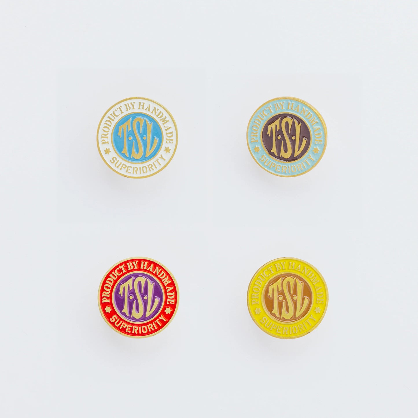 The Superior Labor TSL Logo Pin - Berry Berry