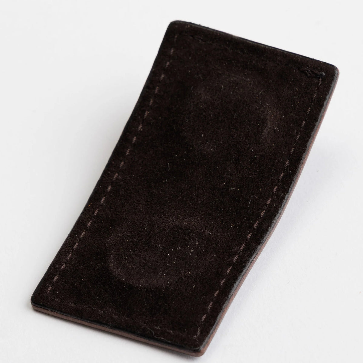 The Superior Labor Tochigi Pull-Up Leather Magnet Pen Clip - Olive