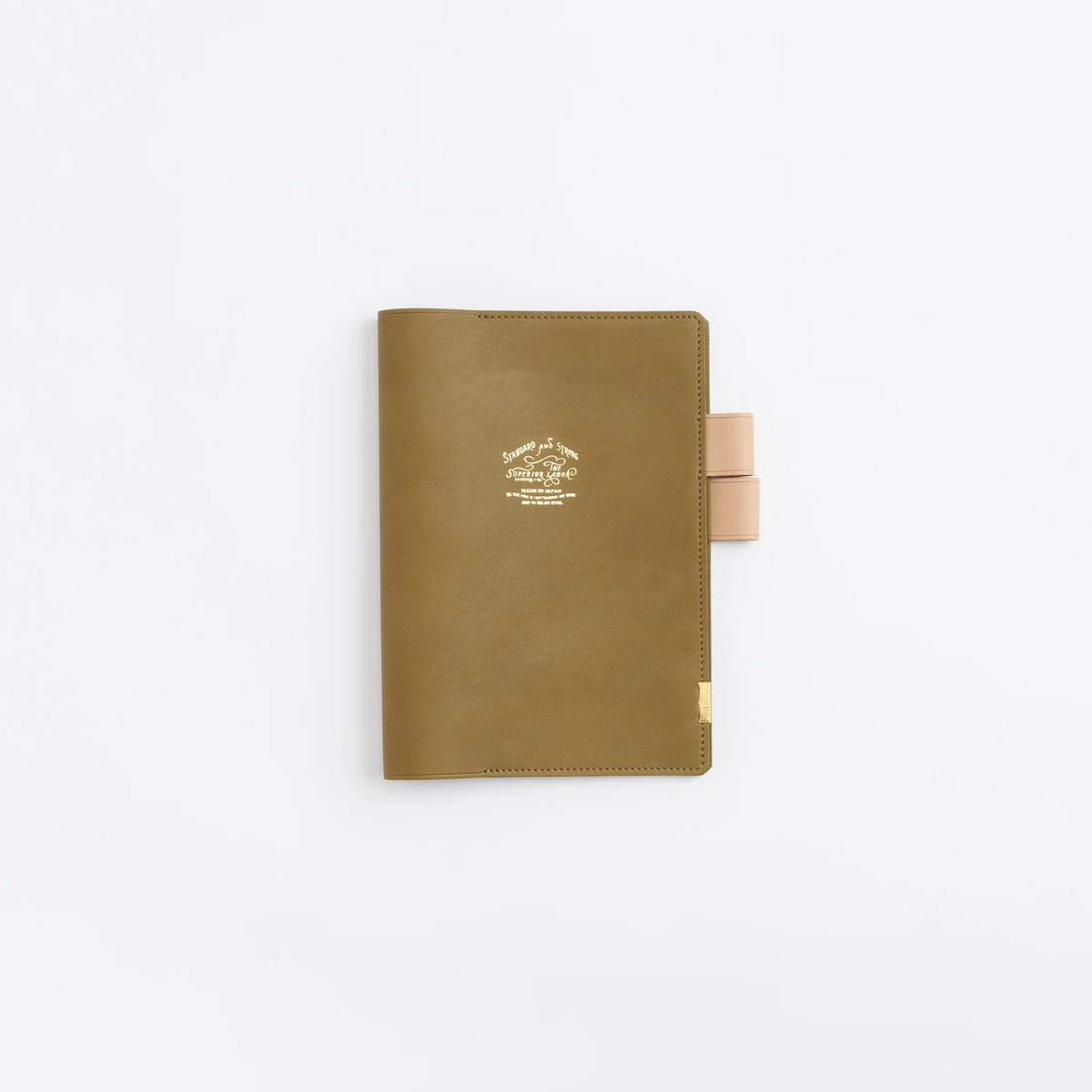 The Superior Labor A5 Japanese Glove Leather Note Keeper - Olive