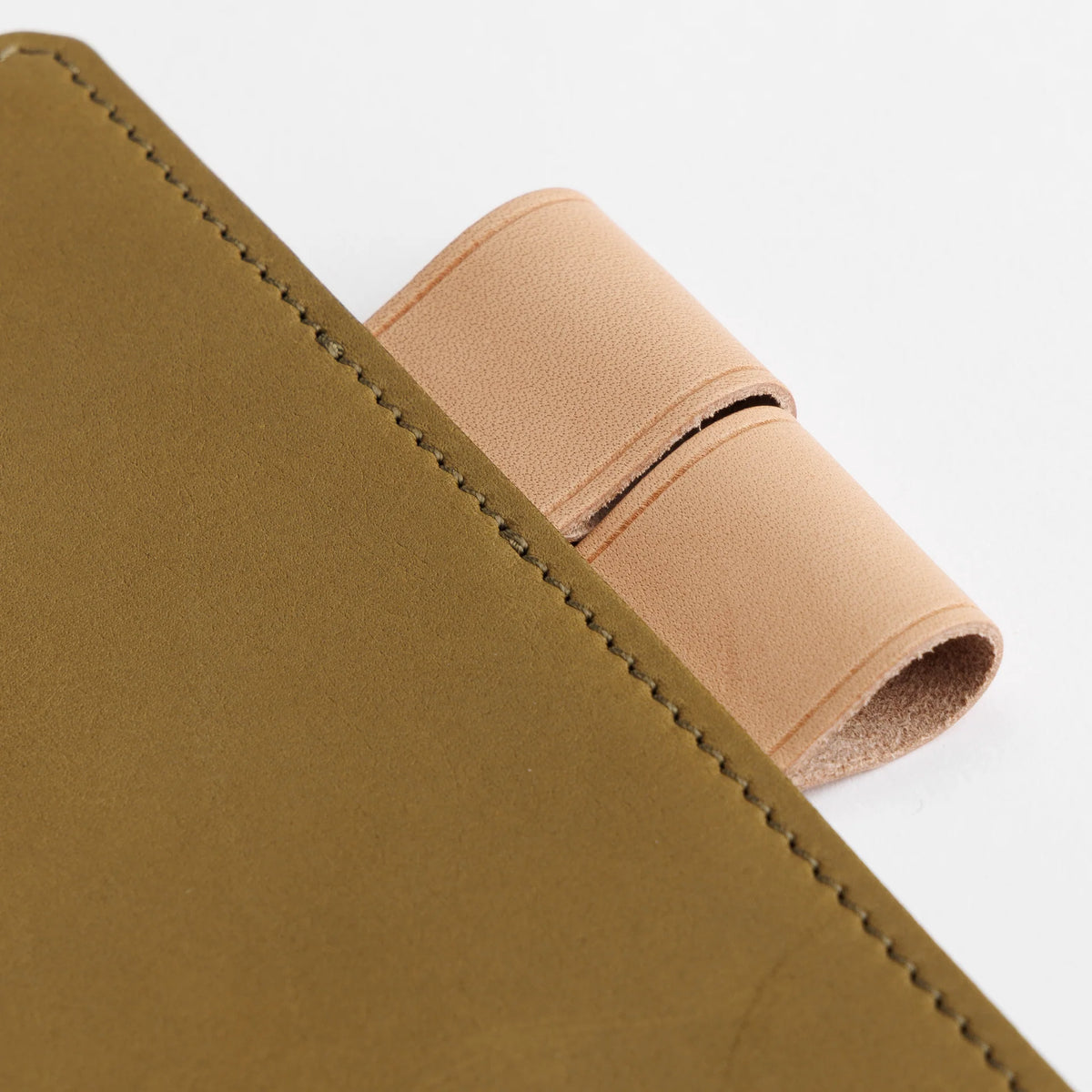 The Superior Labor A5 Japanese Glove Leather Note Keeper - Olive