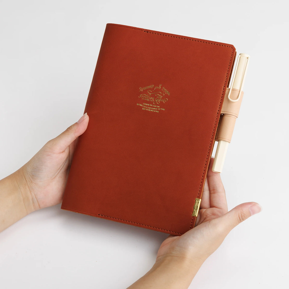 The Superior Labor A5 Japanese Glove Leather Note Keeper - Olive
