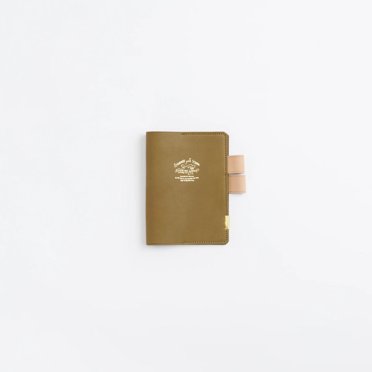 The Superior Labor A6 Japanese Glove Leather Note Keeper - Olive