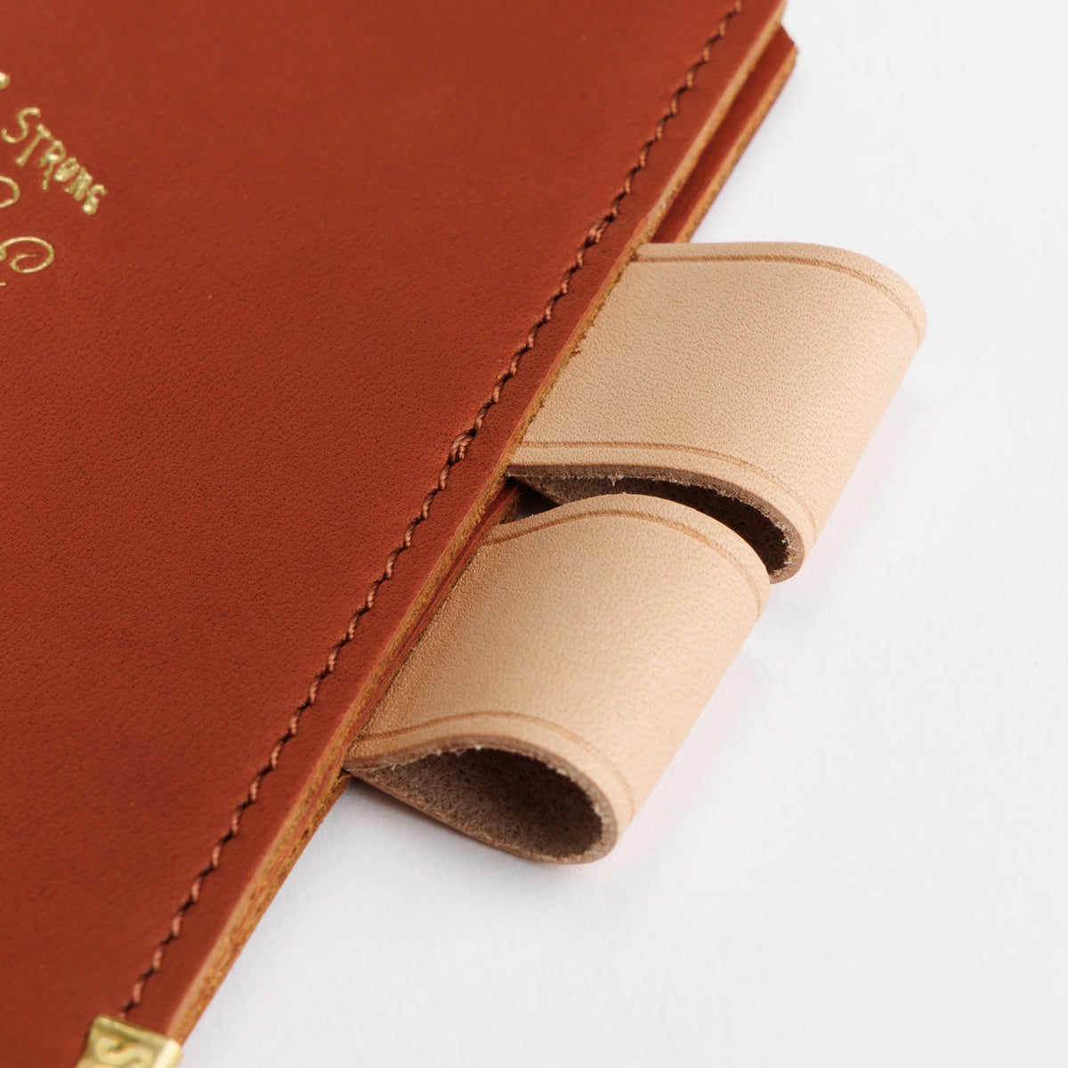 The Superior Labor A6 Japanese Glove Leather Note Keeper - Olive