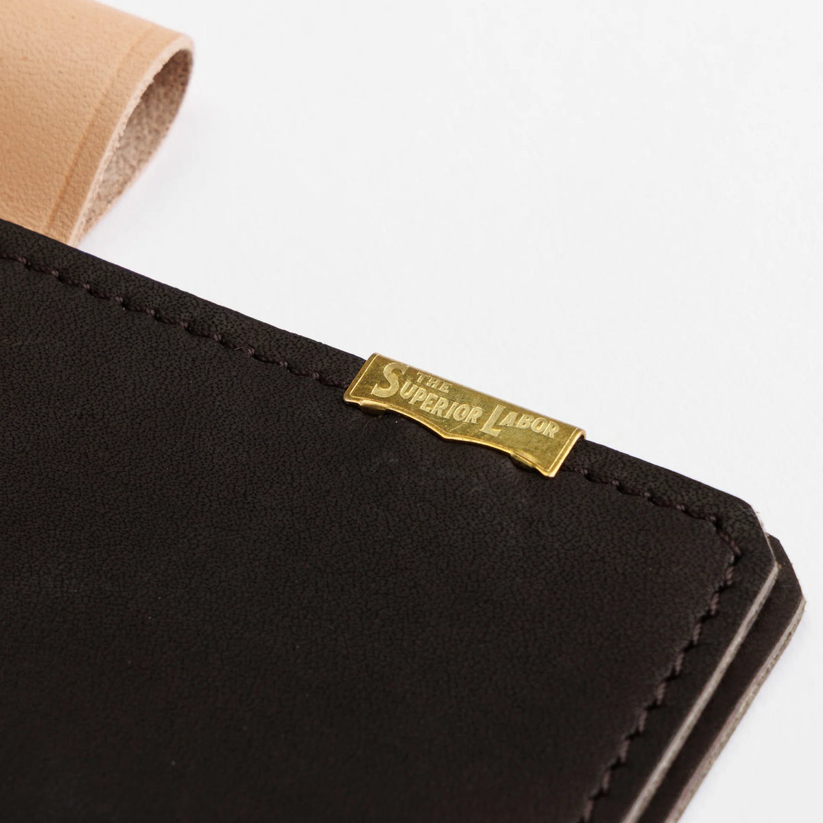The Superior Labor A6 Japanese Glove Leather Note Keeper - Olive