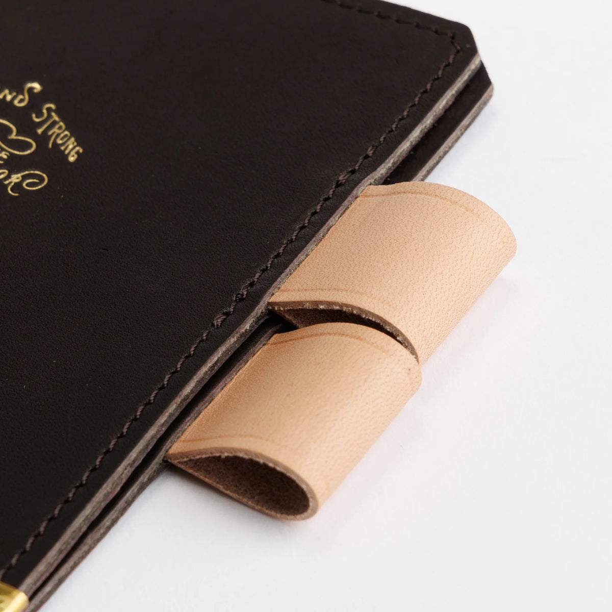 The Superior Labor A6 Japanese Glove Leather Note Keeper - Olive