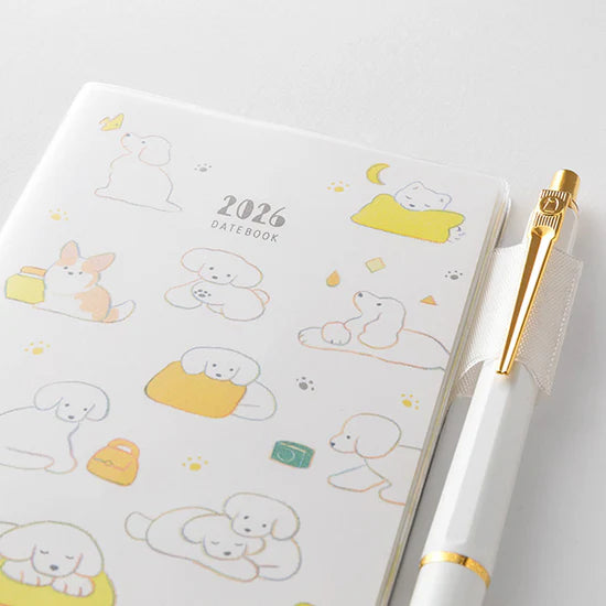 Midori 2026 Mini Pocket Diary - Dog