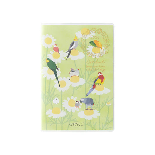 Midori 2026 Mini Pocket Diary - Bird