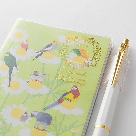 Midori 2026 Mini Pocket Diary - Bird