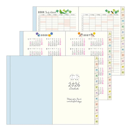 Midori 2026 Mini Pocket Diary - Bird