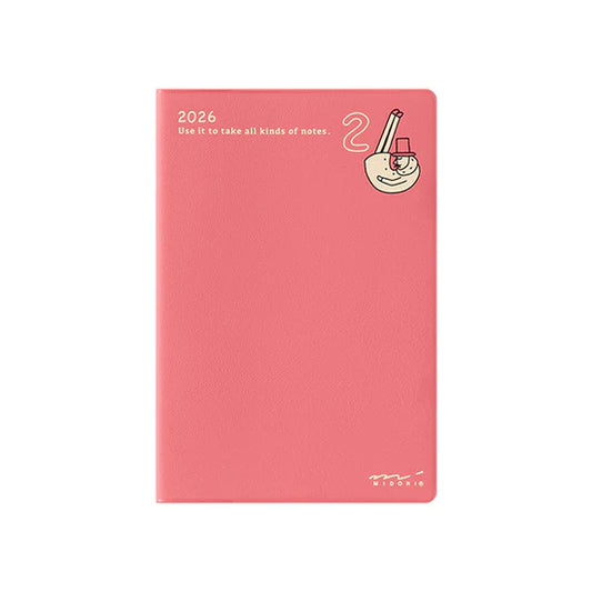 Midori 2026 Mini Pocket Diary - Ojisan