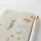 Midori 2026 Slim Pocket Diary - Cat