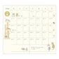 Midori 2026 Slim Pocket Diary - Cat