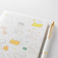 Midori 2026 A6 Pocket Diary - Dog