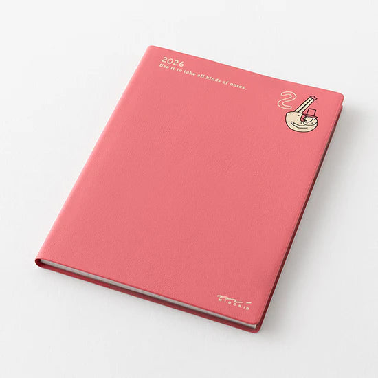 Midori 2026 A6 Monthly Pocket Diary - Ojisan